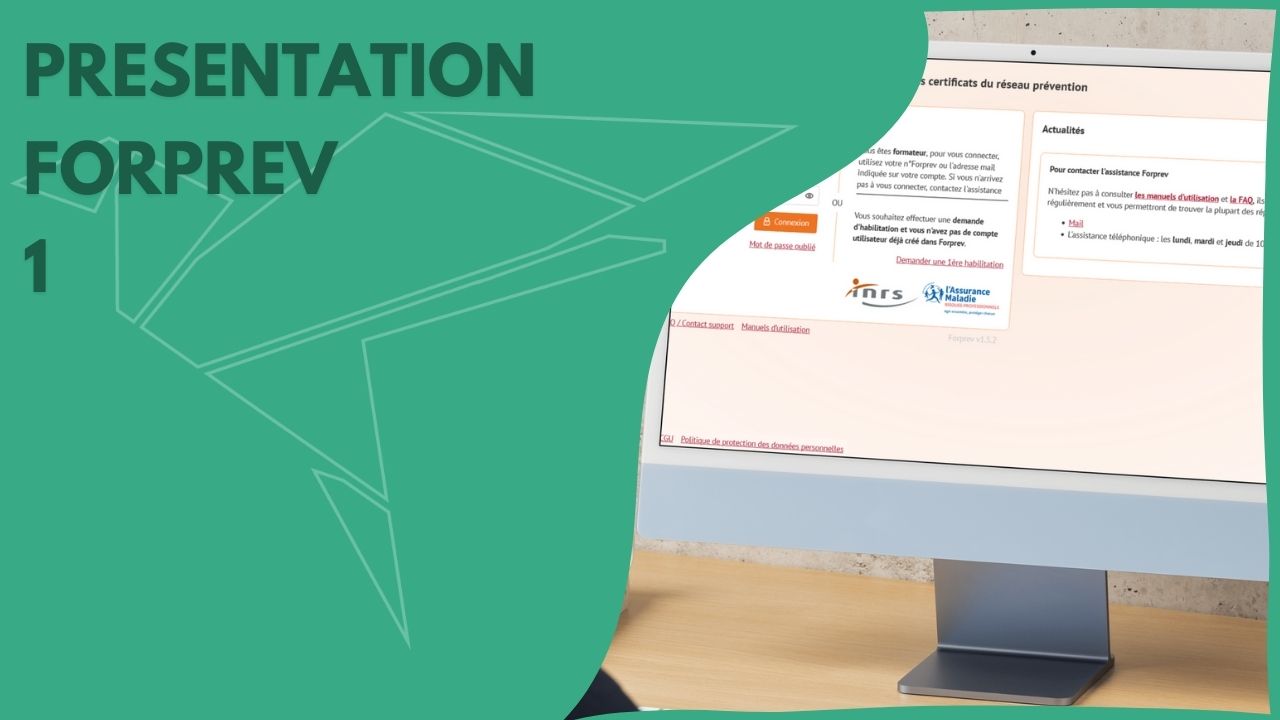 You are currently viewing Présentation de l’outils FORPREV, une plateforme numérique développée sous la direction de l’INRS et de l’Assurance Maladie