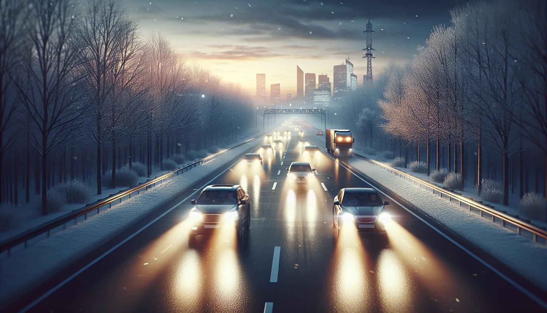 You are currently viewing « Route Hivernale : 7 Astuces Sécurité pour Voir et Être Vu »